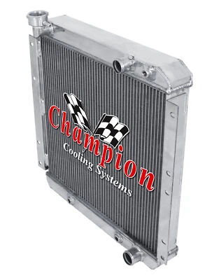 Radiador RR Champion 3 filas para Toyota Land Cruiser LS 1958-1980 cambio de motor Foto 1 de 4