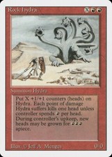 Rock Hydra Revised PLD Red Rare Reserved List MAGIC GATHERING CARD ABUGames