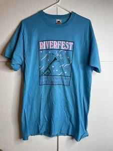 Vintage 1990 Riverfest Festival Downtown Wilmington NC T-SHIRT Size XL - Picture 1 of 4