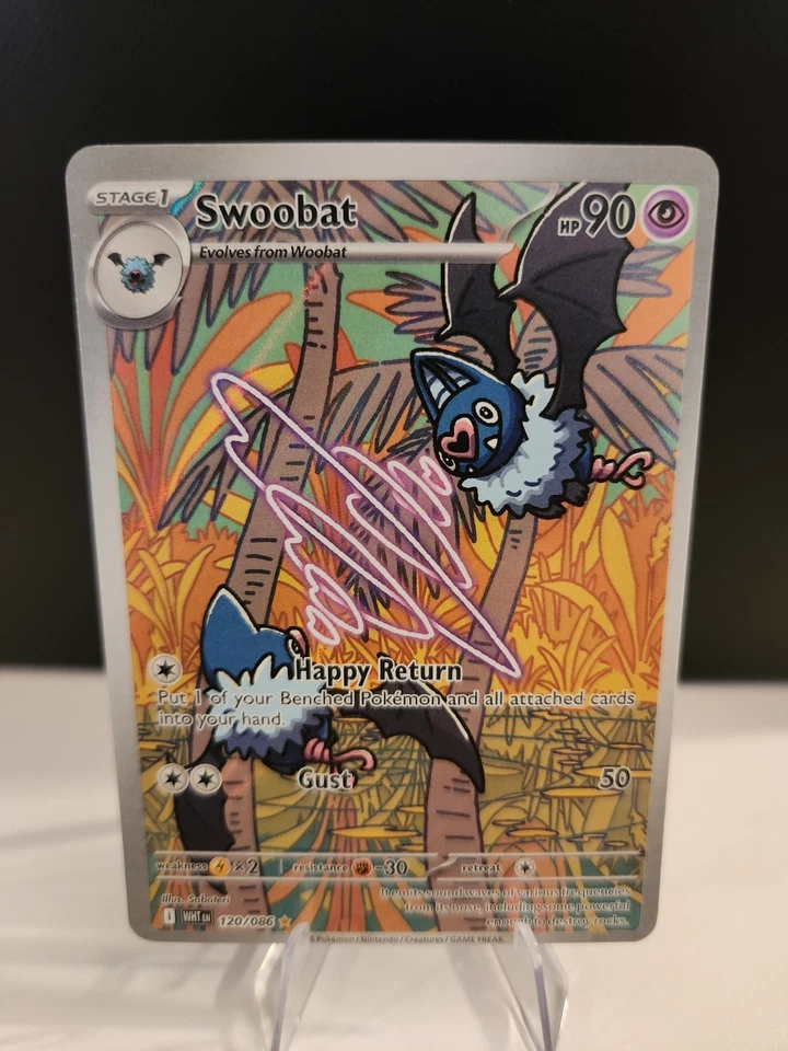 Pokemon: Swoobat 120/086 White Flare NM - Image 1 of 2