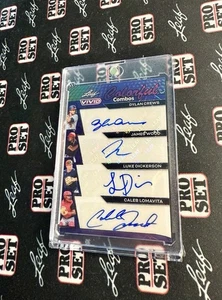 2024 Leaf Vivid Dylan Crews, James Wood Dickerson, Lomavita RC Auto 1/1 🔥🔥🔥 - Imagen 1 de 3