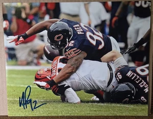 Foto firmada por Stephen Paea de 8x10 de los Chicago Bears - Imagen 1 de 2