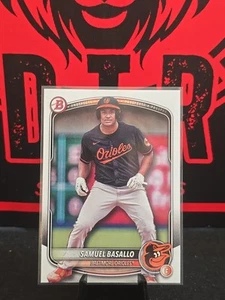 2025 Bowman #BP-109 Samuel Basallo Baltimore Orioles Prospects  - Picture 1 of 2