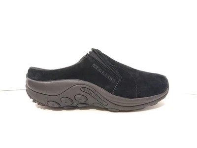 Merrell Jungle Slide Shoes Men's 10 Black Suede Leather Slip On Moc Casual Clog - Image 1 of 4