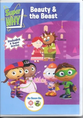 SUPER WHY-BEAUTY AND THE BEAST-1 DVD SET-2012-ENGLISH-FREE SHIP IN CANADA - Image 1 of 4