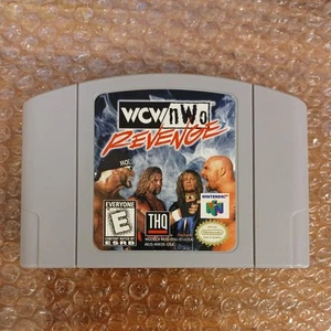 WCW vs nWo Revenge (Nintendo 64, N64) Authentic Cartridge Tested - Picture 1 of 7