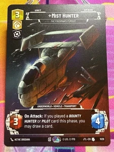 Star Wars Unlimited - Mist Hunter Prestige Non-foil Uncommon Jump To Lightspeed - Bild 1 von 2