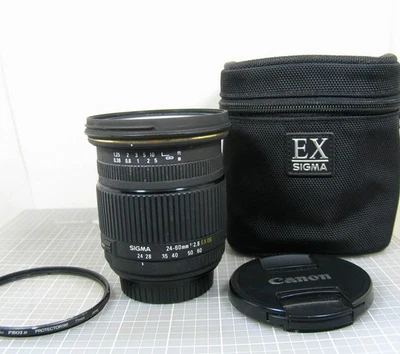 Sigma Zoom 24-60mm f2.8 EX DG Wide Normal Zoom Lens for Canon EF Mount Film SLRs - Image 1 of 4