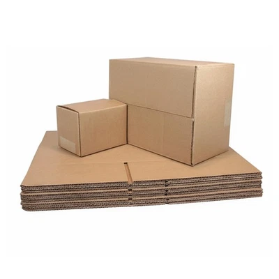 TECHPRO Postal Cardboard Boxes Strong Double Wall Mailing Box Royal Mail Packing Cartons