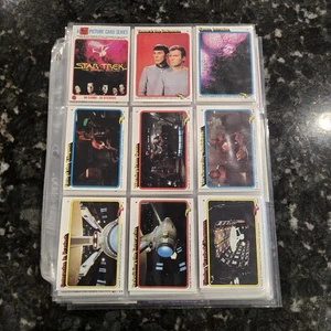 1979 Star Trek The Motion Picture Complete 88 Card Set NRMT In Pages - Bild 1 von 14
