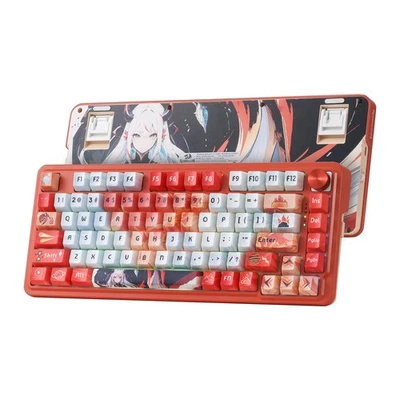 Redragon K673 Pro SE 75% 81-Key Wireless RGB Mechanical Keyboard Hot-Swap Knob - Image 1 of 4