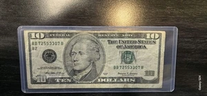 1999 $10 Dollar Bill Federal Reserve Vintage Series Note - Picture 1 of 2