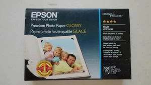 EPSON EXCEED YOUR VISION Premium Photo Paper GLOSSY 4" X 6" 100 Sheets New - Bild 1 von 5