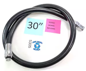 Computadora de buceo con manguera HP de alta presión de 30" SPG 5000 PSI 3/8" roscas macho - Imagen 1 de 5