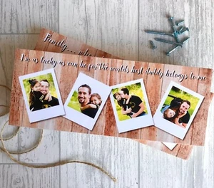 Daddy Photo Plaque, Daddy Gifts, Father's Day Gifts, Photo Block, Shelf Sitter - Picture 1 of 1