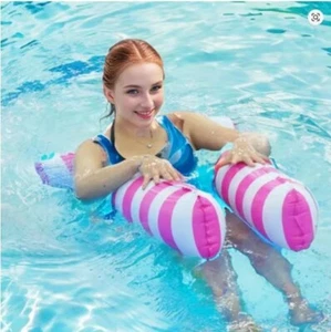 1/2X Inflatable Portable Floating Water Hammock Float Pool Bed Swimming Chair UK - Picture 1 of 8
