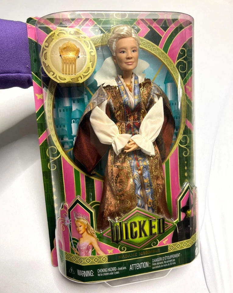 Wicked Movie Madame Morrible Mattel 12" Barbie Doll URL MISPRINT RECALL