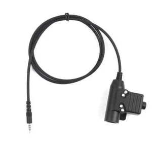 Wtyczka NATO U94 PTT zestaw słuchawkowy adapter Z113 3,5 mm gniazdo do iPhone'a Samsung HTC - Zdjęcie 1 z 7