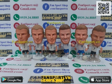 Set x6 Beckham England 2004 2008 2012 kodoto soccerwe non corinthian prostars Cover