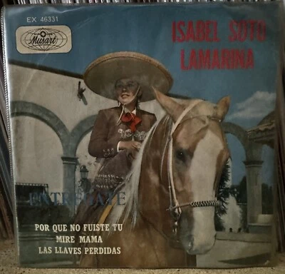 Isabel Soto Lamarina & Mariachi Oro Y Plata, Entregate, 1970 Mexican 7" EP PS - Image 1 of 4