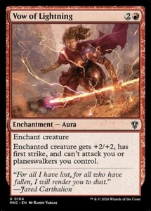 *MtG: 4x Vow of Lightning - Commander Murders at Karlov Manor UC - magicman* - Bild 1 von 1