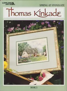 Cross Stitch Spring at Stonegate Book 3 Thomas Kinkade OOP VTG Pattern - Picture 1 of 3