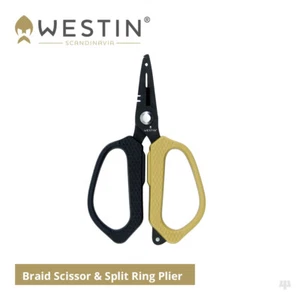 Westin Braid Scissors & Split Ring Pliers - Zander Barsch Forelle Köder Angeln - Bild 1 von 1