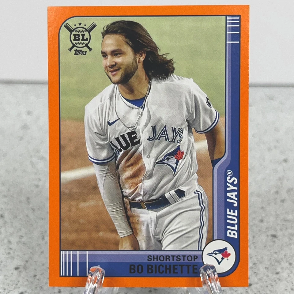 2021 Topps Big League BO BICHETTE Orange Border #227 Blue Jays - Image 1 of 2