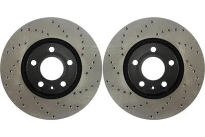 Par de rotores de freno de disco Stoptech delanteros para Audi A6 1998-2004 (42250) Foto 1 de 4