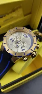NEW Invicta S1 Rally TURBO 52mm Chronograph Gold Dial Tone Men's Watch - Picture 1 of 24