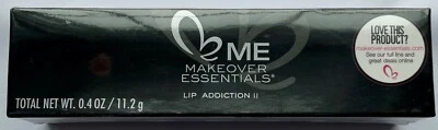 ME Makeover Essentials LIP ADDICTION II Tinted Gloss Paraben Free NO ANIMAL TEST - Image 1 of 4