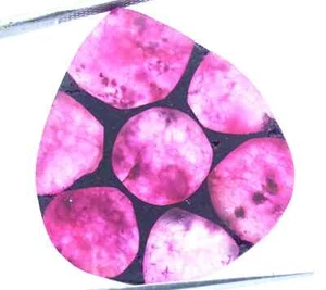 17.50Ct Natural Earth Ruby Sapphire Trapiche Rough EGL Certified Loose Gemstone - Picture 1 of 5