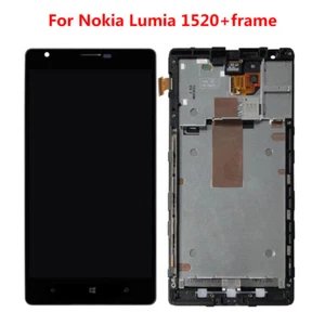 Replacement For Nokia Lumia 1520 LCD Display Touch Screen Digitizer + Frame new - Picture 1 of 9