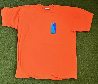 Camiseta Izod Lacoste 1992 De Colección Vela Surf Estilo Naranja Talla Grande Hecha en EE. UU. Foto 1 de 4