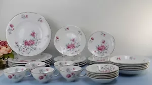 Set of 30 Pc. Vintage Meito Norleans China "Princess" 5 Place Setting NO SAUCERS - Picture 1 of 7