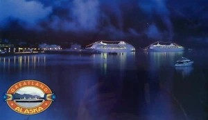 Alaska Placemat VTG Inside Passage Cruise Travel Souvenir Laminated M. Anderson - Bild 1 von 6