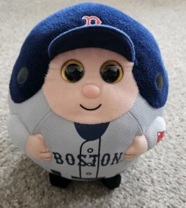 TY Beanie Ballz Stuffed Plush BOSTON RED SOX - Picture 1 of 7