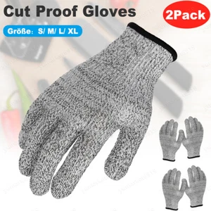 Cut Resistant Safety Gloves Level 5 Protection for Kitchen Cut Meat Cooking - Picture 1 of 12
