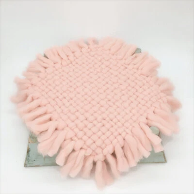 Newborn Studio Photography Prop Baby Square Backdrop Blanket Background Knit Mat - Image 1 of 4