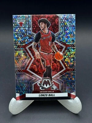 2021-22 Panini Mosaic - Silver Fast Break Prizm #33 Lonzo Ball - Image 1 of 2