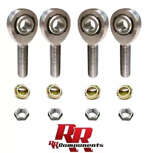 ( 2LH / 2RH ) 5/16-24 Thread x 5/16 Bore Chromoly Jams Cones Rod End Heim Joint - Picture 1 of 2