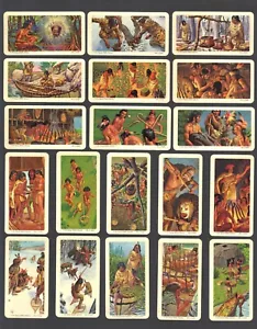 CIGARETTE/TRADE/CARDS. Brooke Bond (Canada).INDIANS OF CANADA.(1974).(Set of 48) - Picture 1 of 1