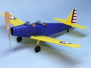 17-1/2" Wingspan PT19 Fairchild Rubber Pwd Aircraft Laser Cut Kit - Picture 1 of 1