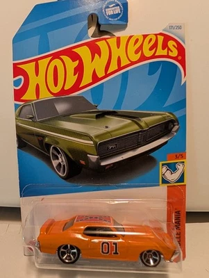 HOT WHEELS THE DUKES Of HAZZARD CUSTOM 1969 FORD COUGAR 1:64 ELIMINATOR DIECAST - Image 1 of 4