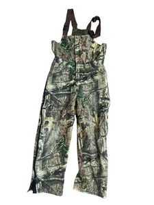 Redhead Men's Silent Hide Sz Small Thermolite Bib Overalls Realtree Zip Legs - Picture 1 of 5