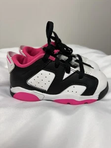 Nike Boys Air Jordan 6 DV3529-061 White Basketball Shoes Sneakers Size 7C - Picture 1 of 9