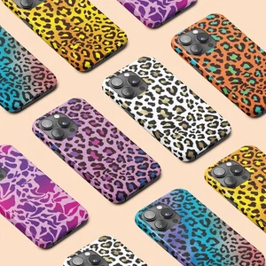 Personalised Phone Case for iPhone 17 16 15 14 13 Pro Max Cover Leopard Neon - Picture 1 of 26
