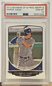 Bowman D.P. 2013 & Pros. #BDPP19 Aaron Judge PSA Gem Mint 10 RC New York Yankees - Bild 1 von 2