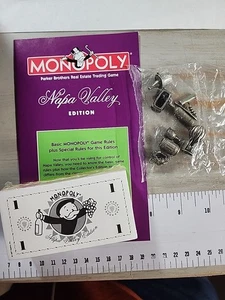 Monopoly Napa Valley Ed Ersatzstücke Wein Zinn Medaillen Heißluftballon  - Bild 1 von 7