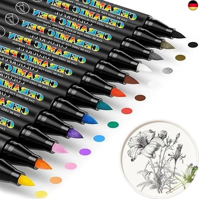 porzellanstifte spülmaschinenfest?Wasserfester1.0-3.0mm?12 Farben Geeignet für Z - Bild 1 von 4
